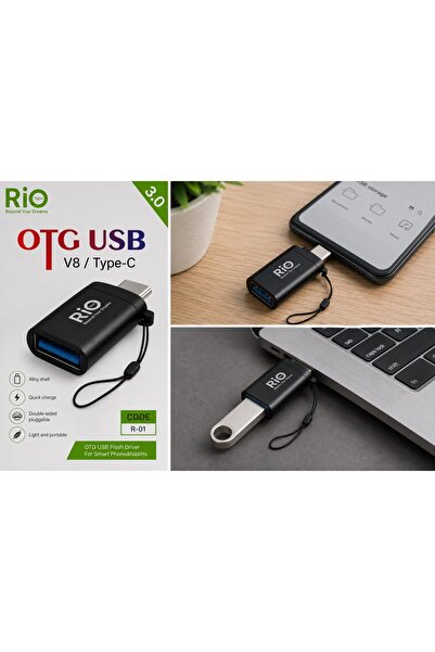 RİO TECH USB / Type-C Otg Fast and Practical Connection