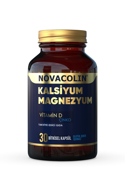 NOVACOLIN Calcium Magnesium 30 Herbal Capsules