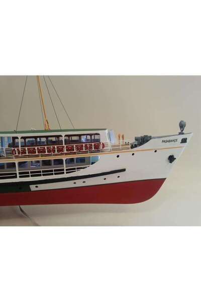 Genel Markalar 1/87 141 Paşabahçe Yolcu Vapuru, 86 cm. Ahşap Model Kiti