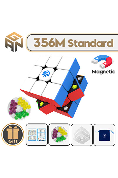 Choice GAN 356M Standard GAN 356 M 3x3x3 Magnetic Magic Speed Cube Stickerles...