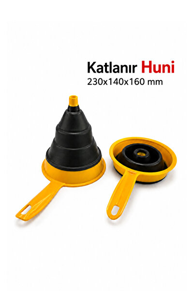 SGS Katlanabilir Huni Silikon Motosiklet,Araba,Karavan,Jenaratör Yağ Benzin H...