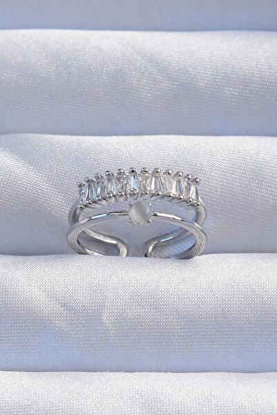 Inure Jewelry نحاس فضي اللون بيرليسسينت الزركون حجر الممر المائي نموذج 2 قطعة...