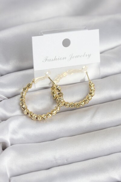 Inure Jewelry أقراط نسائية من النحاس باللون الذهبي من دوريكا