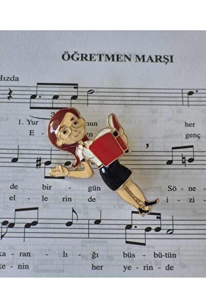 müzikveherşey Öğretmen Broş