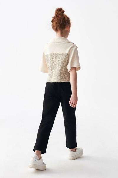 HAUSEkids 8-14 Years Old Paloma Shane Girls' Cardigan-Cream
