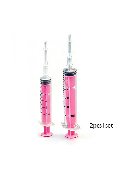 Choice A2Pcs1Set Empty Lip Gloss Tubes, Transparent Lip Balm Tubes with Syrin...