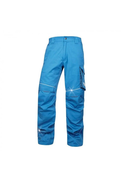 ardon Pantaloni albaștri de lucru în talie, din bumbac și poliester, 200 g/mp...