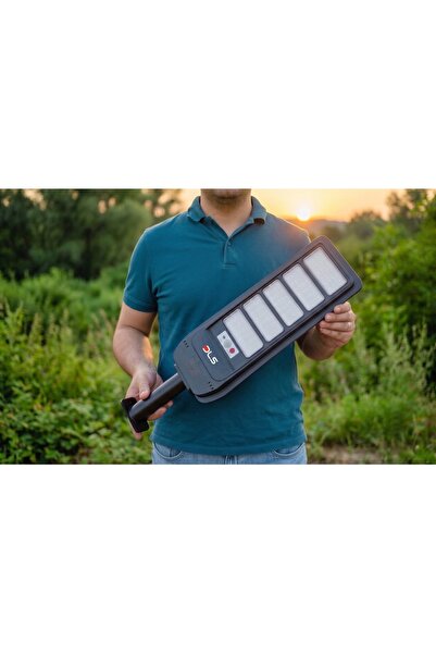DLS 500W Solar Güneş Enerjili Profesyonel LED Bahçe ve Çevre Aydınlatma Lambası