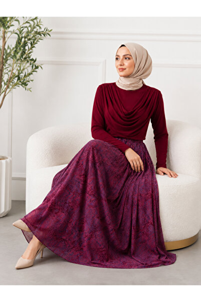 Livaa Sandy Blouse Chiffon Tulle Skirt Lined Set