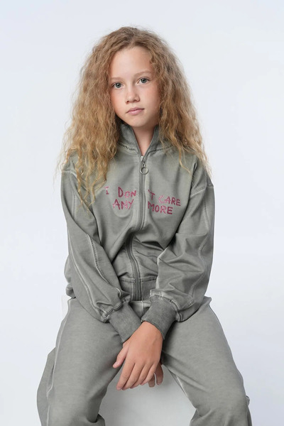 HAUSEkids 9-15 ani Fete Luxery More Costum pentru fete - Gri Spațial