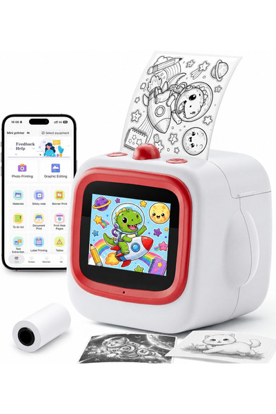VALA ®   X 25 AI Imprimantă termică portabilă, Funcție vocală pentru imagini,...