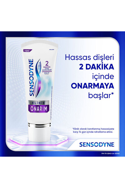 Sensodyne Klinik Onarım Derin Temizlik Diş Macunu 75ml