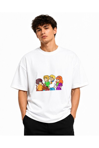 Inscriptie Unisex Premium Cotton Casual T-Shirt "Scooby-Doo Family"