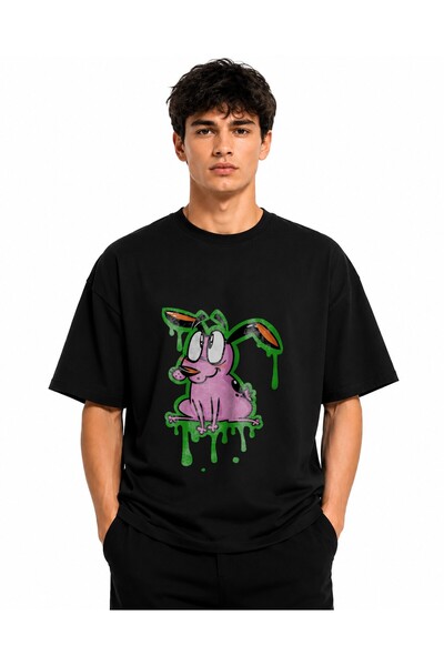 Inscriptie Unisex Premium Cotton Casual T-Shirt "Courage Scarbos"