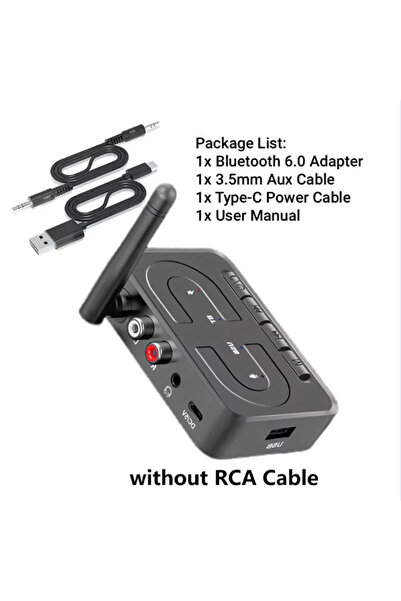Choice1 جهاز استقبال صوتي لاسلكي بتقنية بلوتوث 6.0 بدون منفذ RCA، محول موسيقى...