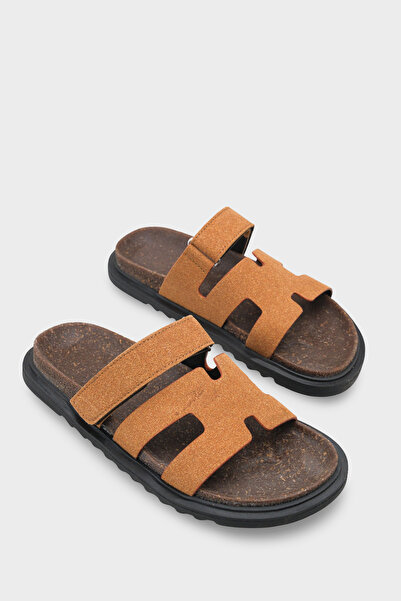 Capone Outfitters Alicia Flat Heeled Velcro Comfort Women's Shoes Slipper
