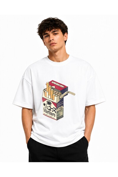 Inscriptie Tricou Unisex Bumbac Premium Casual " Marlboro color "