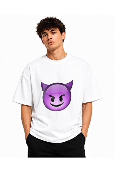 Inscriptie Unisex Premium Cotton Casual T-Shirt "Devil"