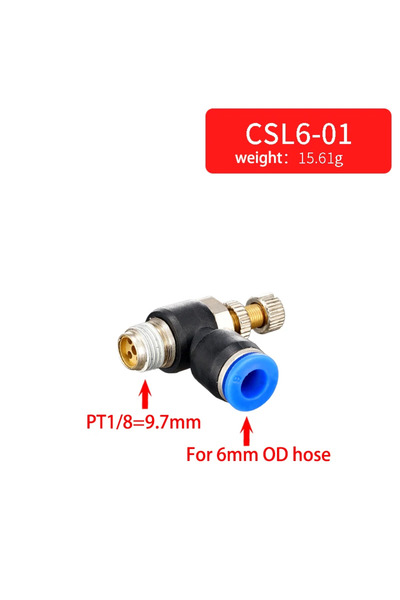 Choice14 1PCS SL6-01 Pneumatic Quick Connect Connector SL 4 6 8 10 12mm M5 '1...