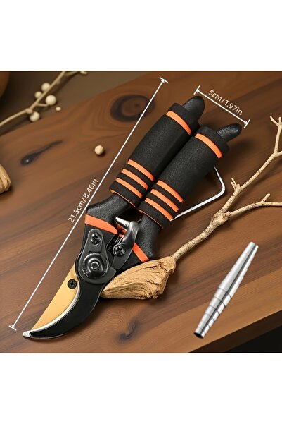 Choice Pruning shears and S Professional Titanium Alloy Gardening Shears-Heav...