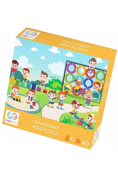 Çılgın Zeka Oyun Parkı Mini Puzzle 40 Parça 3-7 Yaş Çocuk Puzzle Yapboz