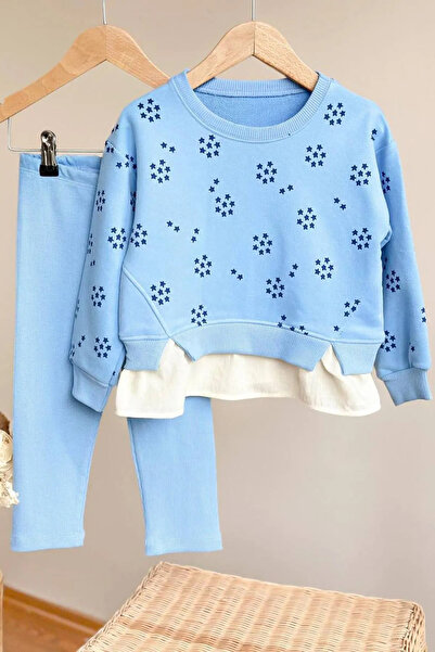 Minigimin Cicileri My Little One's Cicileri Star Printed Girls' 2-Piece Set -...