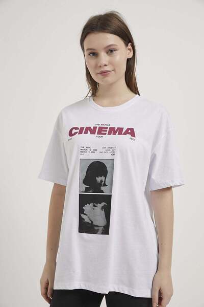 Arma Life ARMALIFE 2214 ΓΥΝΑΙΚΕΙΟ T-SHIRT ΜΕ ΣΤΑΜΠΑ CINEMA ΚΑΙ ΓΙΑΚΑ BIS