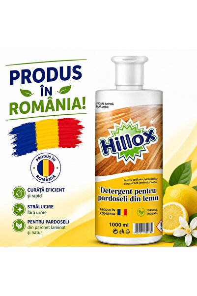 Hillox Set 3 x Detergent pentru pardoseli din lemn 1L