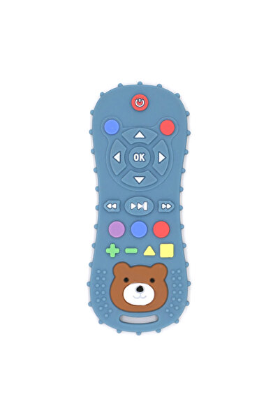 Choice BLUE Novelty Silicone Simulation TV Remote Control Shape Soothing Toy ...