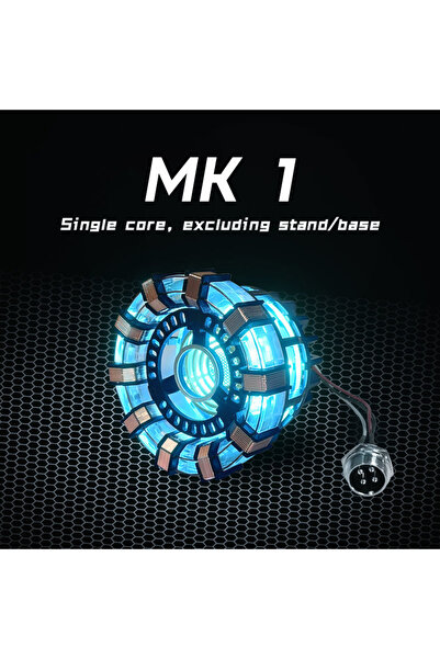 Choice1 مصباح USB معدني من سبيكة معدنية طراز Blue Stark MK1 مع إضاءة LED - تح...