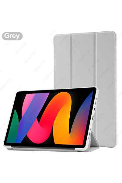 Choice1 جراب رمادي لجهاز Redmi Pad SE 11 بوصة، غطاء نحيف مع حامل، غطاء حماية ...
