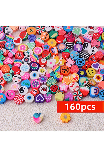 Choice1 Mixed-160pcs 320pcs/160pcs 9-10mm Random Styles Vibrant Round Clay Be...