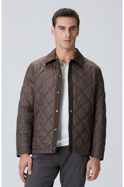 Network Kahverengi Süet Garnili Coat Ceket
