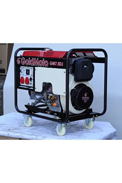 GoldMoto GM7.5DJ 6.9kVA Monofaze Marşlı Dizel Jeneratör