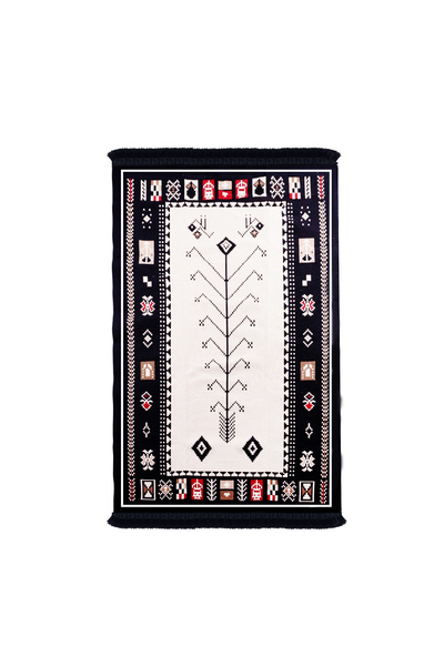 Bigghome Doppelseitiger Teppich,Kelim Muster 120×180 cm – Maschinenwaschbar, ...
