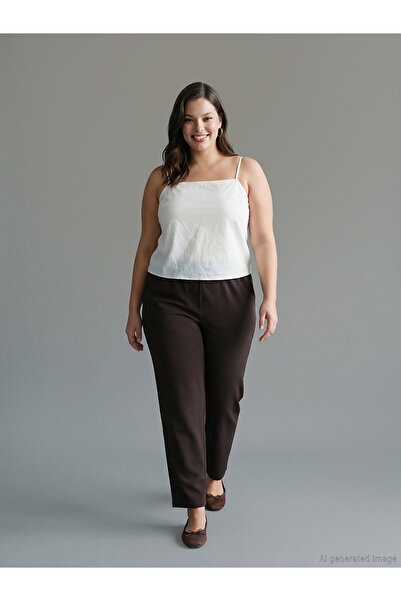 LC Waikiki Özmarka New Season Elastic Waist Women's Trousers