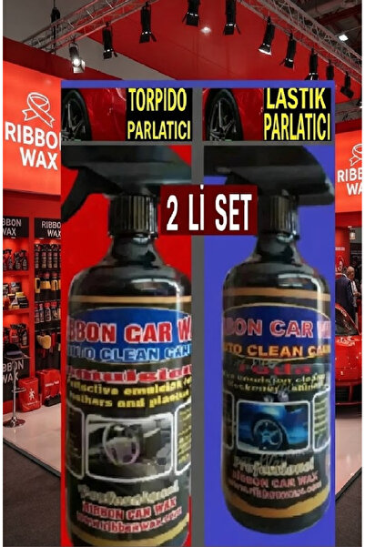 ribbonwax LASTİK PARLATICI -500 ML+ TORPİDO PARLATICI SÜT SİLİKON 500 ml + 2 ...
