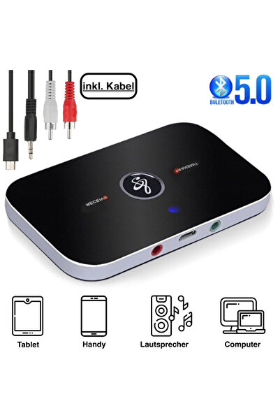Choice B6 transceiver Wireless 2in1 Aux Audio Adapter Bluetooth 5.0 Transmitt...