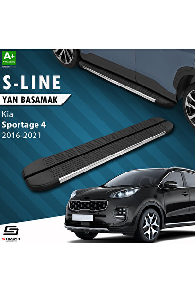 S Dizayn Kia Sportage 4 S-Line Krom Yan Basamak 173 Cm 2016-2021 A+ Kalite KI...