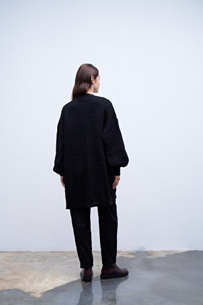 QANU Candy Knitwear Cardigan Black