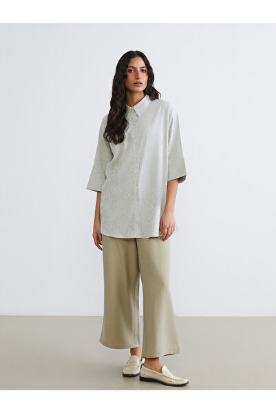LC Waikiki Alita city women's wide leg pants with elastic waistband - the ali...