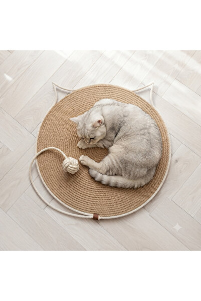 MİESSA Cat Scratching Mat, 50cm Cat Carpet, Cat Scratching Mat, Multi-Purpose...