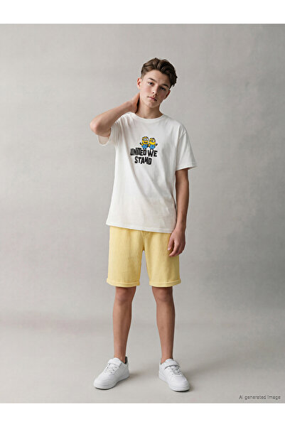 LC Waikiki Nevavm Regular Fit Boy's Shorts with Difference