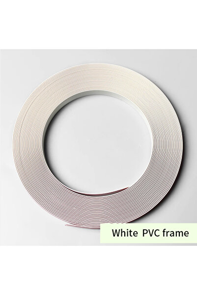 Choice8 إطار PVC أبيض بطول 6 أمتار، إطار ناعم، ملحقات شاشة نافذة مغناطيسية، ش...