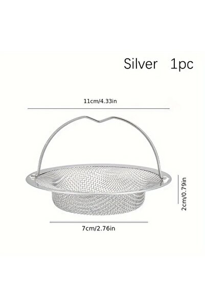 Choice 110mm Light Grey 1pc Kitchen Sink Strainer W/Handle, RV Kitchen Sink, ...