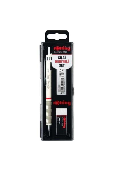 Rotring قلم تيكي فيرساتيل الأبيض 0.5+مين+ممحاة هدية