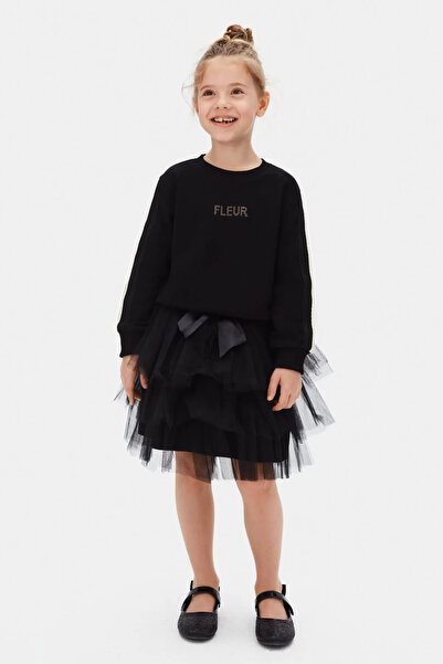 HAUSEkids 4-8 Years Old Fleur Mirage Girls' Suit-Black