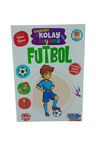 Koloni Kitap Easy Coloring Football with Activities