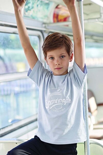 Fulla Moda Tricou supradimensionat pentru băieți, 100% bumbac, cu imprimeu cu...