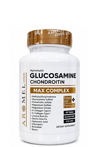 Aromel Glucosamine Chondroitin Msm, Max Complex |   60 Tablets |   Uk Formula...